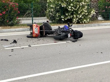 Moped və motosiklet toqquşdu: 1 ölü