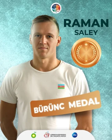 Raman Saleydən Avropa çempionatında üçüncü medal