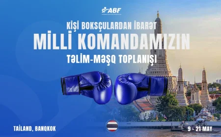 Kişi boksçularımız lisenziya turnirinə hazırlığı Banqkokda keçəcək