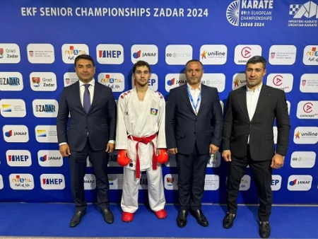 Karateçimiz Avropa çempionatında bürünc medal qazandı