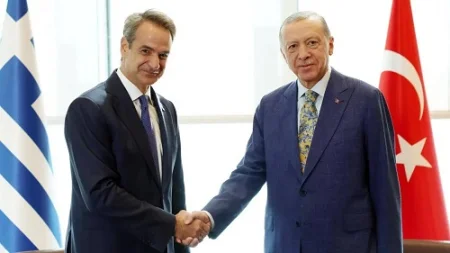 Baş naziri Kiriakos Mitsotakis Türkiyəyə səfər edib