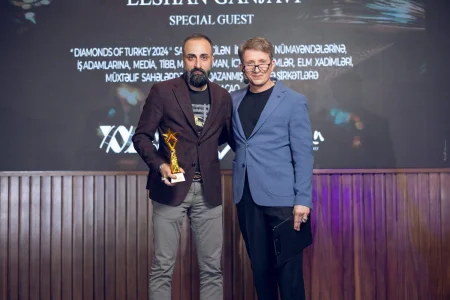 Elşən Gəncəvi Ayaz Məmmədov imzası ilə “Diamonds of Turkey Awards 2024” mükafatına layiq görülüb-FOTO