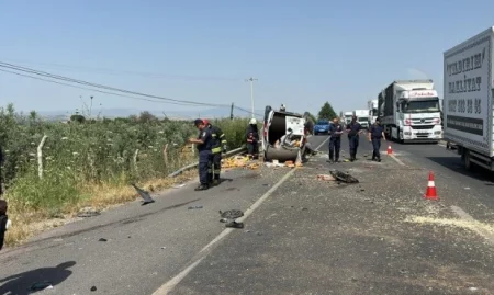 Yol qəzası: 1 ölü, 5 yaralı