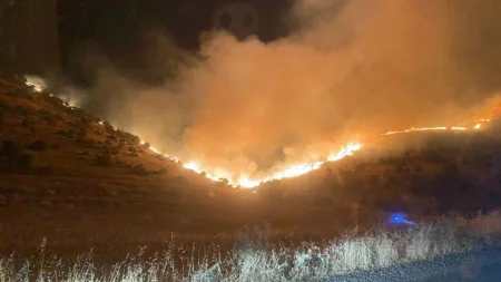 Mardində yanğın: 1 ölü, 10 yaralı