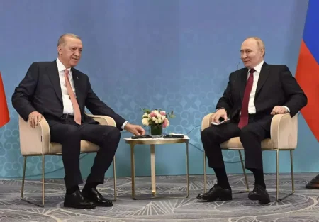 Ərdoğan və Putin arasında görüş olub