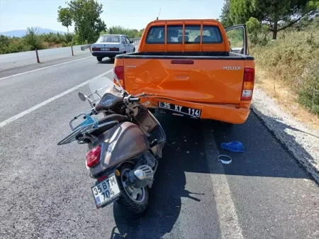 Yük maşını və motosiklet toqquşdu: 2 yaralı