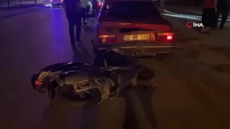 Motosiklet yol kənarınada dayanan avtomobilə çırpıldı: 2 yaralı