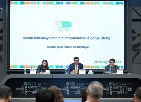 Fərid Qayıbov idman federasiyalarının nümayəndələri ilə 16-cı görüşünü keçirib