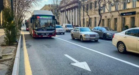 Bakıda 106 km uzunluğunda avtobus zolağı salınacaq